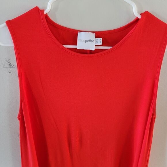 asos Petite Red Casual Midi Dress - Picture 9 of 15
